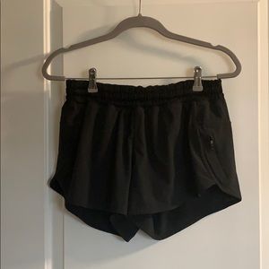 Lululemon Run Times shorts- black size 8